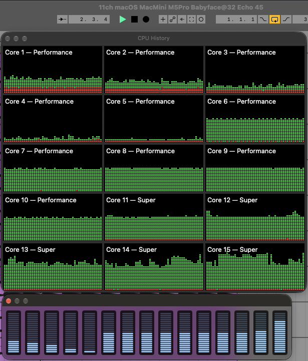 11 tracks, Echo, 32 samples